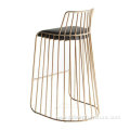 Modern Replica brass gold Brides veil bar stool